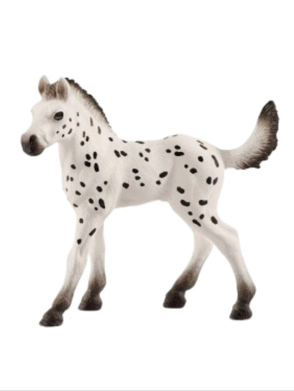 Schleich Knapstrupper Foal Figure - White with Black Spots